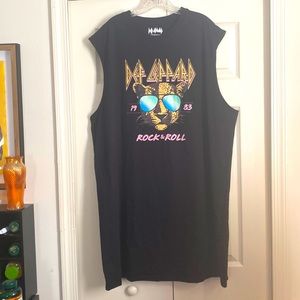 Def Leppard body con dress